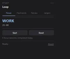 Loop interface preview